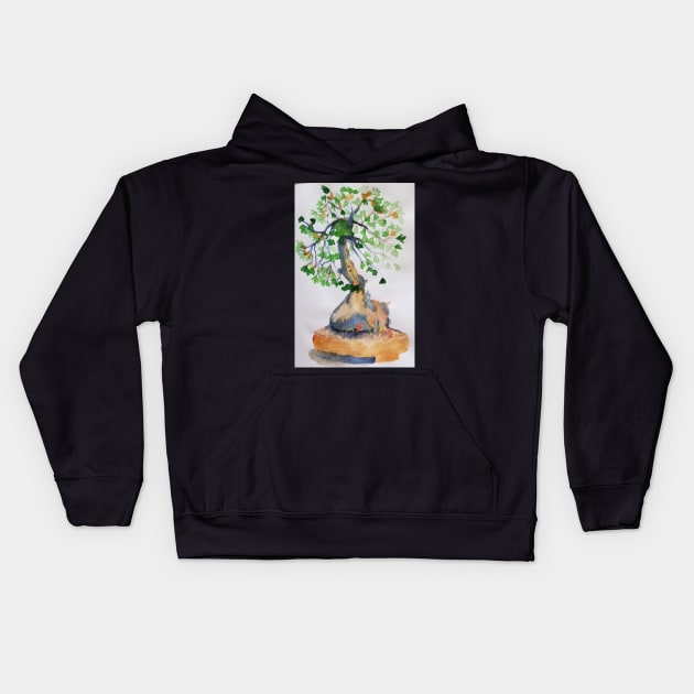 Bonsai Kids Hoodie by teenamarie23art